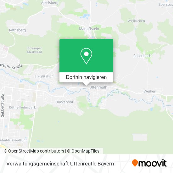 Verwaltungsgemeinschaft Uttenreuth Karte