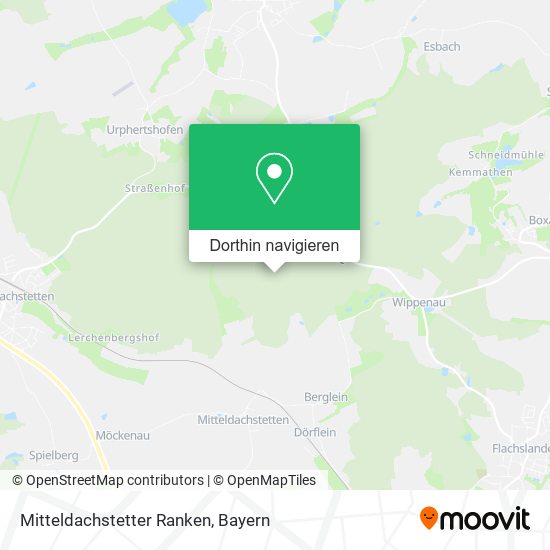 Mitteldachstetter Ranken Karte