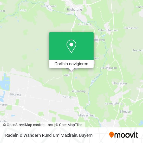 Radeln & Wandern Rund Um Maxlrain Karte