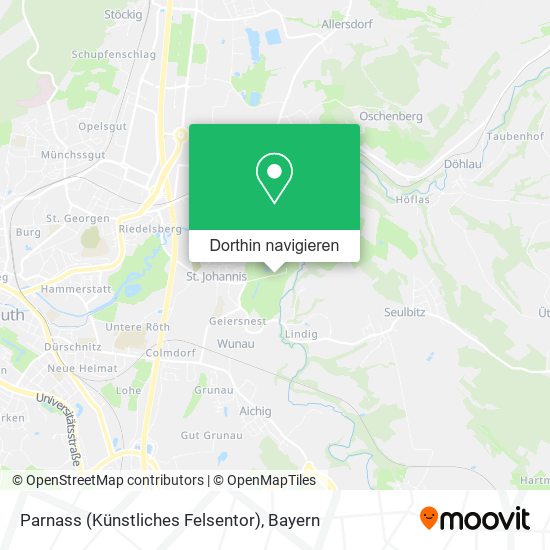 Parnass (Künstliches Felsentor) Karte