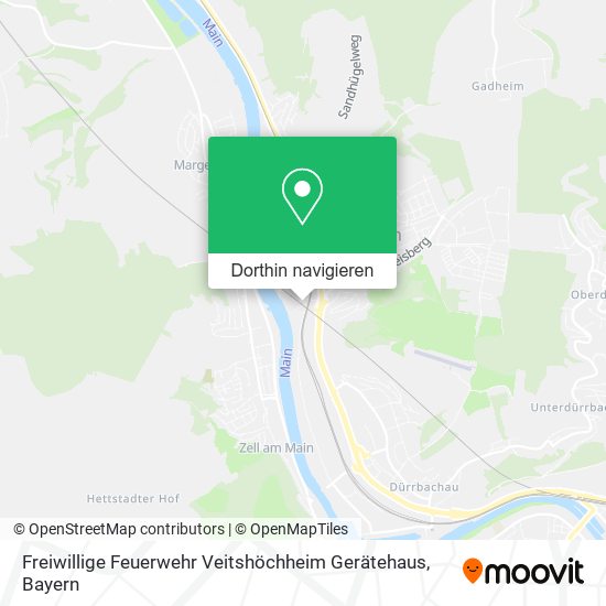 Freiwillige Feuerwehr Veitshöchheim Gerätehaus Karte