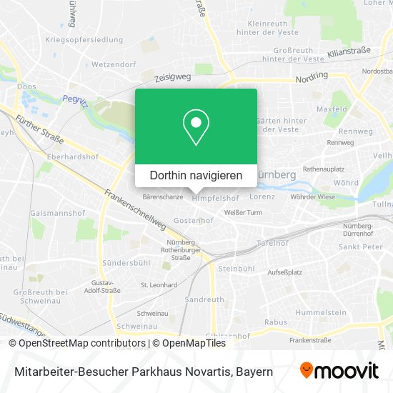 Mitarbeiter-Besucher Parkhaus Novartis Karte