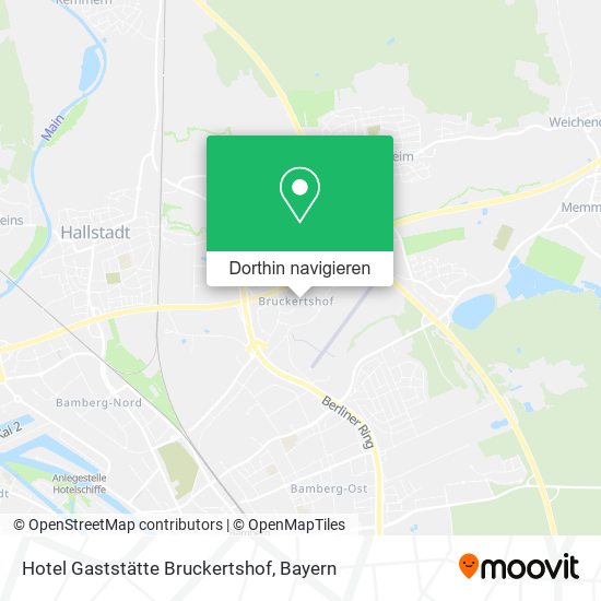 Hotel Gaststätte Bruckertshof Karte
