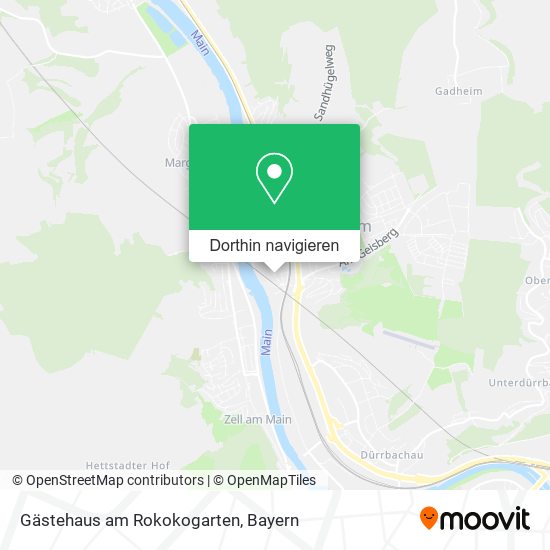 Gästehaus am Rokokogarten Karte