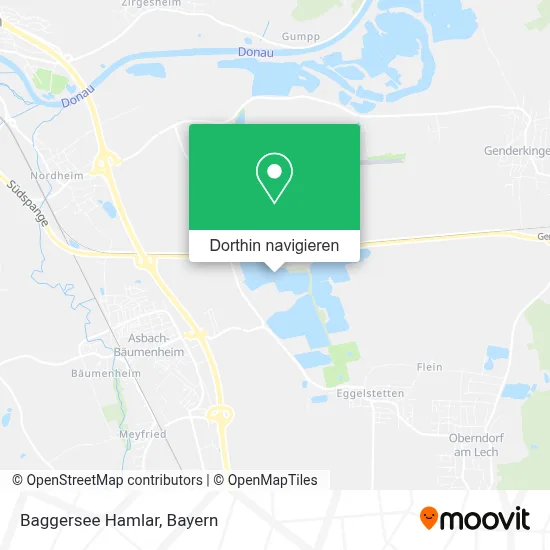Baggersee Hamlar Karte