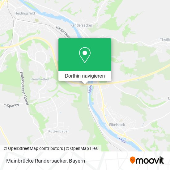 Mainbrücke Randersacker Karte