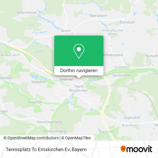 Tennisplatz Tc Emskirchen Ev Karte