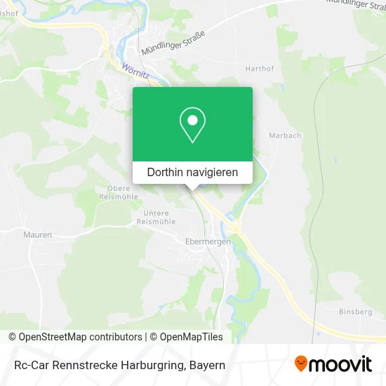 Rc-Car Rennstrecke Harburgring Karte