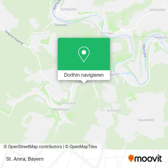 St. Anna Karte