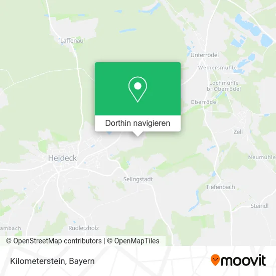 Kilometerstein Karte