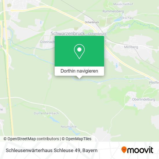 Schleusenwärterhaus Schleuse 49 Karte