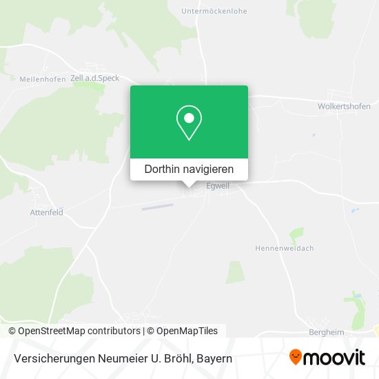 Versicherungen Neumeier U. Bröhl Karte