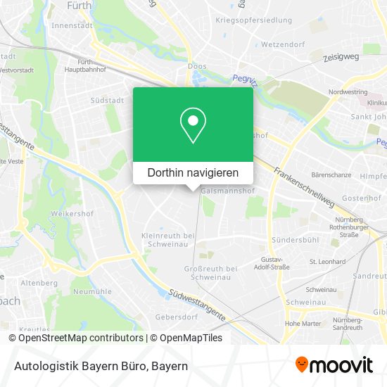 Autologistik Bayern Büro Karte