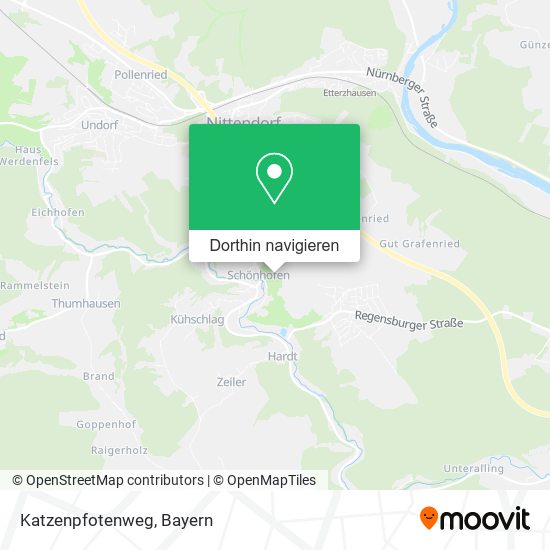 Katzenpfotenweg Karte