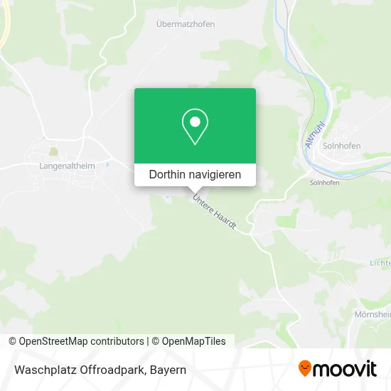 Waschplatz Offroadpark Karte