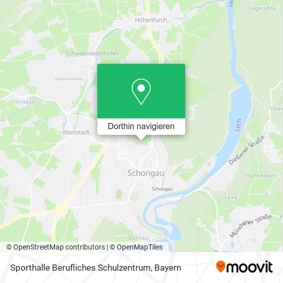 Sporthalle Berufliches Schulzentrum Karte