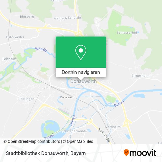 Stadtbibliothek Donauwörth Karte