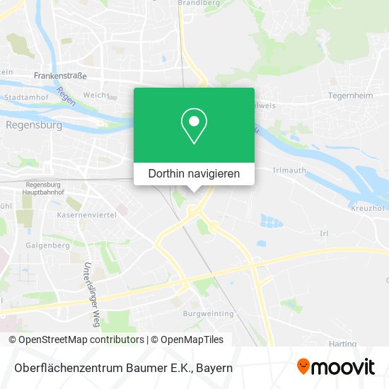 Oberflächenzentrum Baumer E.K. Karte