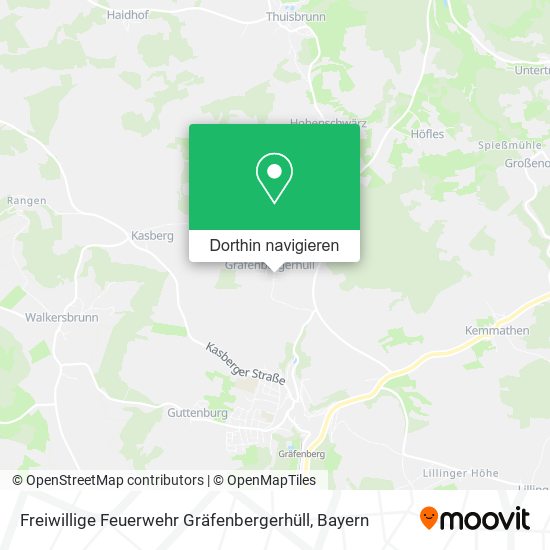 Freiwillige Feuerwehr Gräfenbergerhüll Karte