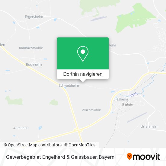 Gewerbegebiet Engelhard & Geissbauer Karte