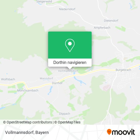 Vollmannsdorf Karte