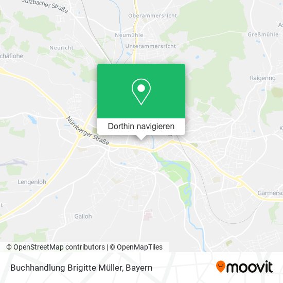 Buchhandlung Brigitte Müller Karte