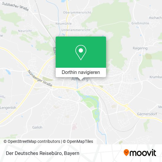 Der Deutsches Reisebüro Karte