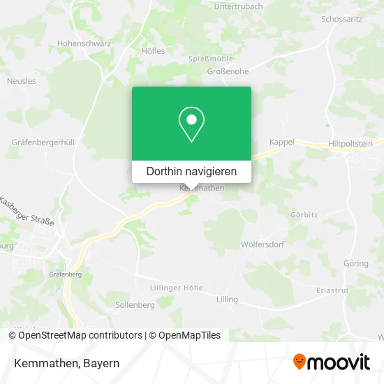 Kemmathen Karte