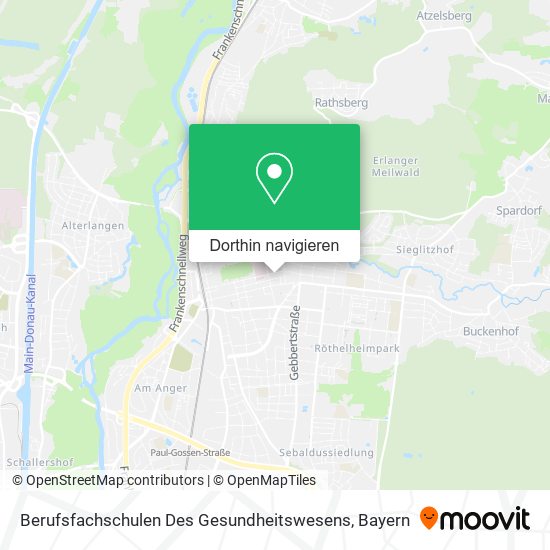 Berufsfachschulen Des Gesundheitswesens Karte