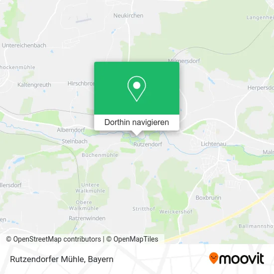Rutzendorfer Mühle Karte