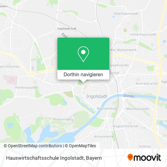 Hauswirtschaftsschule Ingolstadt Karte