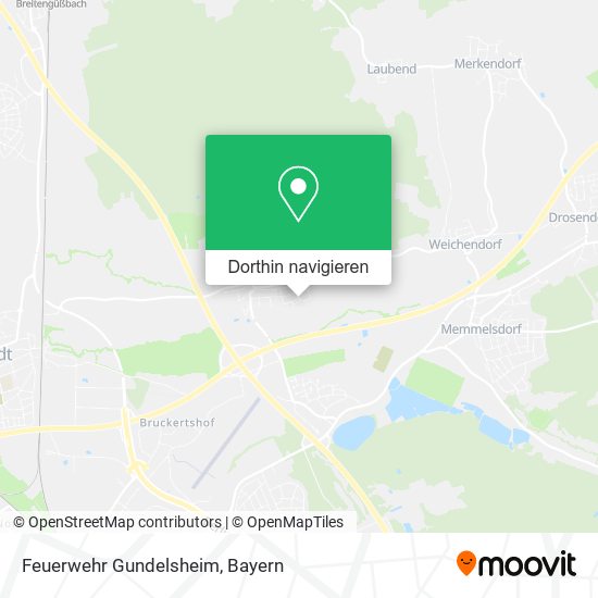 Feuerwehr Gundelsheim Karte