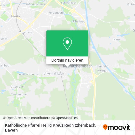 Katholische Pfarrei Heilig Kreuz Rednitzhembach Karte