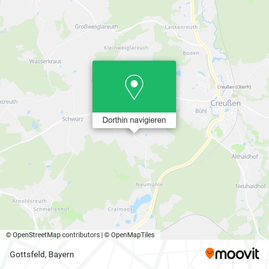 Gottsfeld Karte