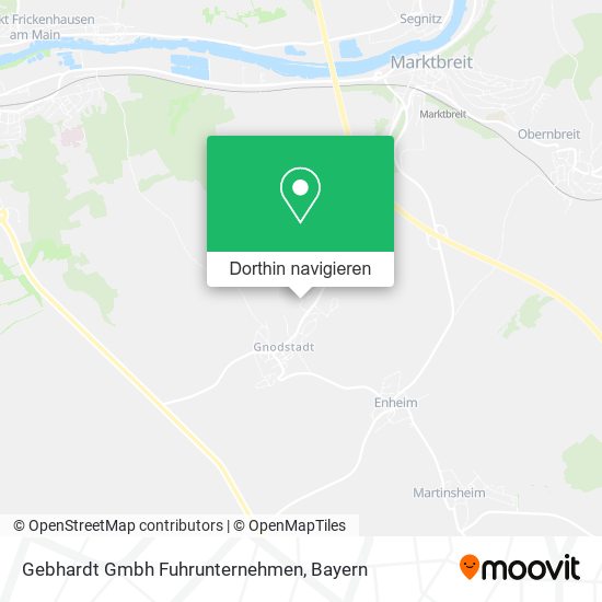 Gebhardt Gmbh Fuhrunternehmen Karte
