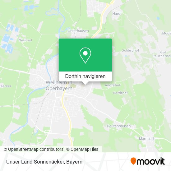 Unser Land Sonnenäcker Karte