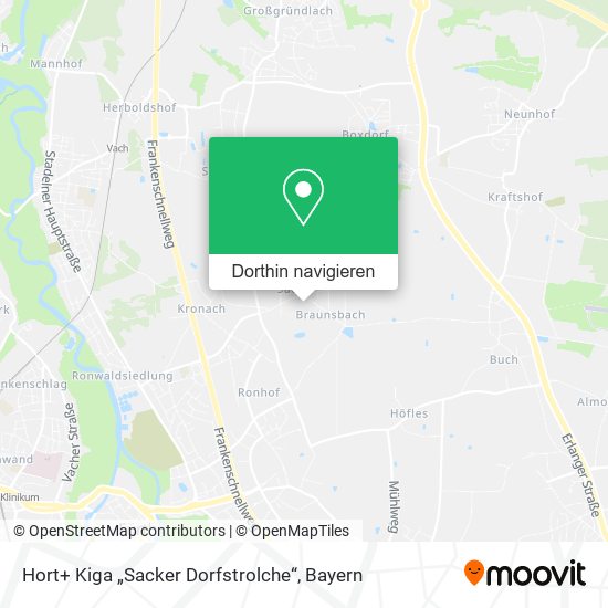 Hort+ Kiga „Sacker Dorfstrolche“ Karte