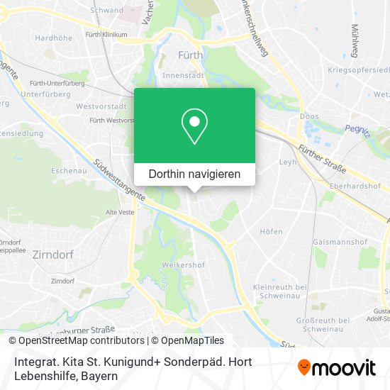 Integrat. Kita St. Kunigund+ Sonderpäd. Hort Lebenshilfe Karte