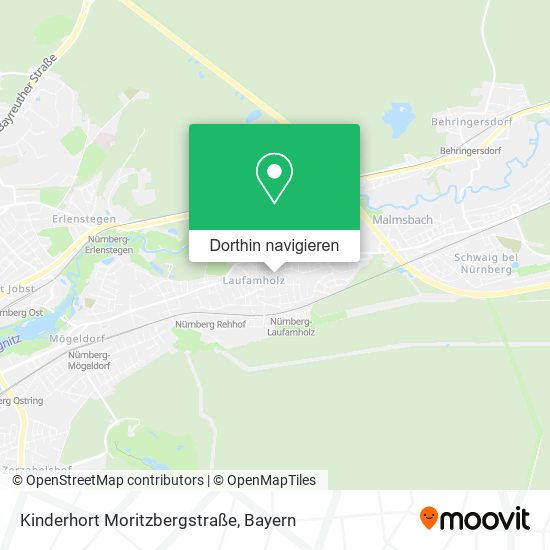 Kinderhort Moritzbergstraße Karte