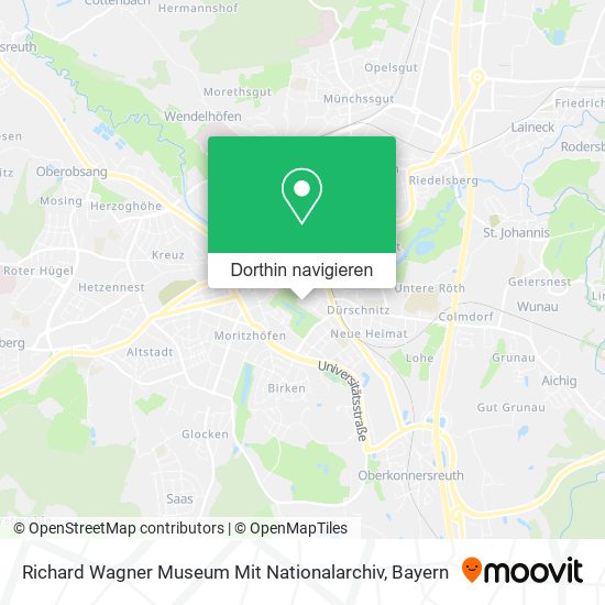 Richard Wagner Museum Mit Nationalarchiv Karte