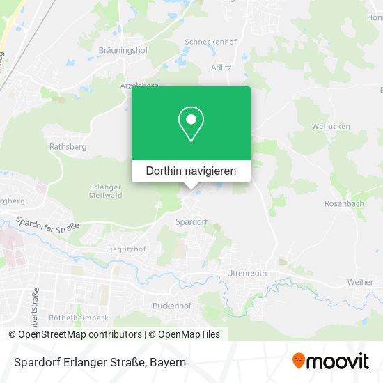 Spardorf Erlanger Straße Karte