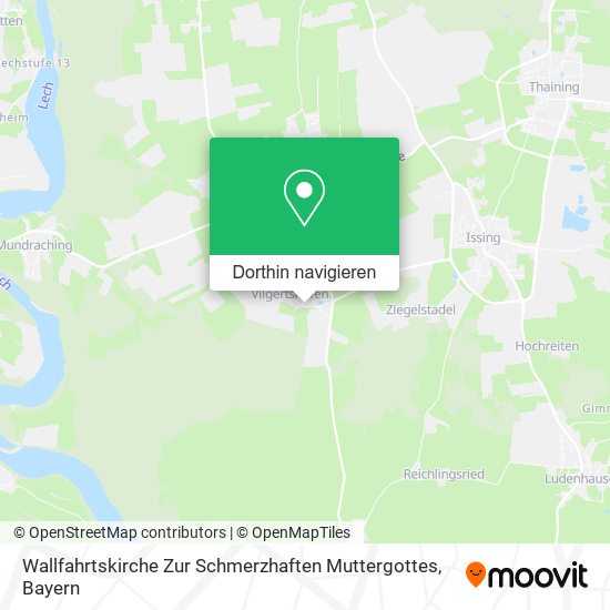 Wallfahrtskirche Zur Schmerzhaften Muttergottes Karte