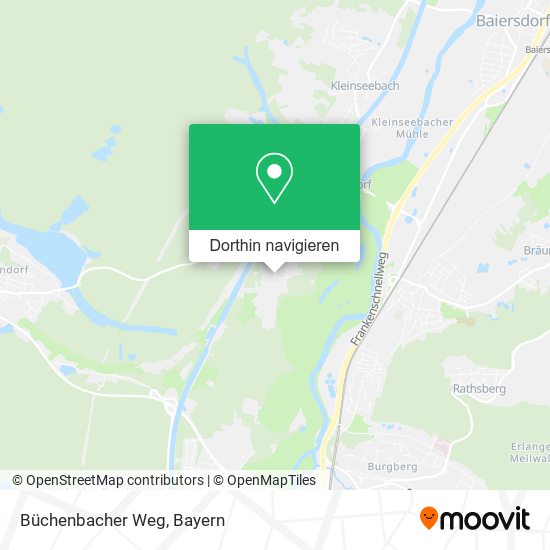 Büchenbacher Weg Karte
