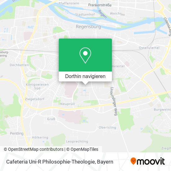 Cafeteria Uni-R Philosophie-Theologie Karte