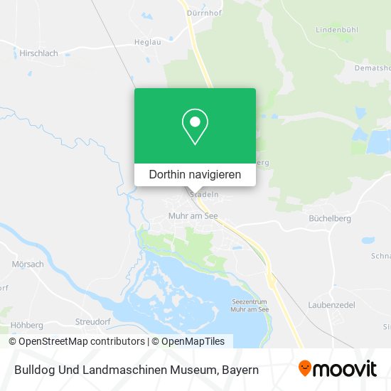 Bulldog Und Landmaschinen Museum Karte