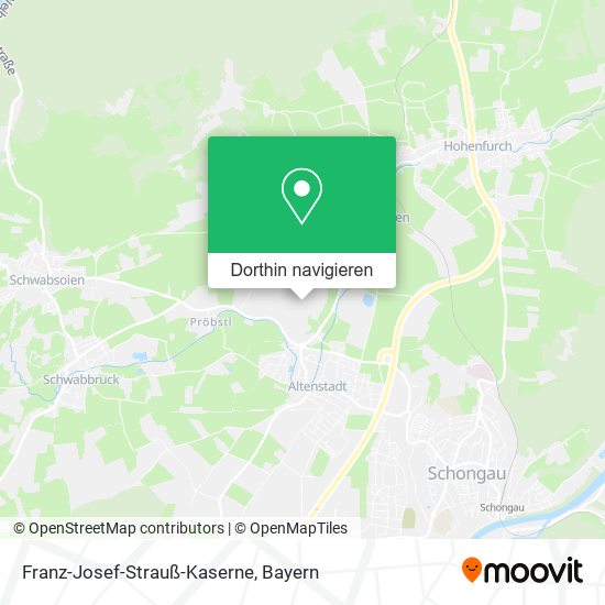 Franz-Josef-Strauß-Kaserne Karte