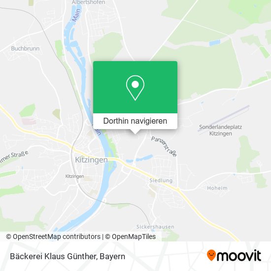 Bäckerei Klaus Günther Karte
