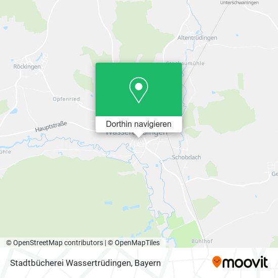 Stadtbücherei Wassertrüdingen Karte