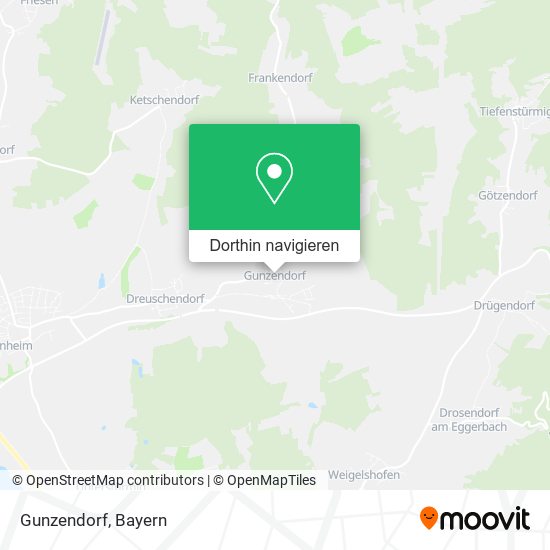 Gunzendorf Karte