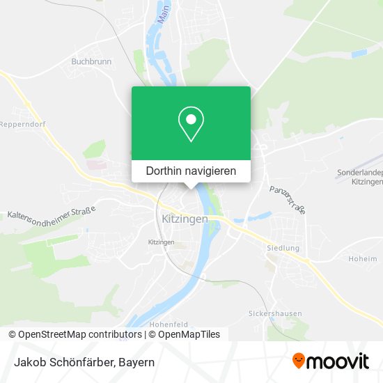 Jakob Schönfärber Karte